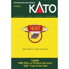Kato - C&NW EMD E8A and Pullman Bi-Level "400" Train 6-Unit Set Kato - C&NW EMD E8A and Pullman Bi-Level "400" Train 6-Unit Set